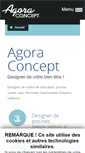 Mobile Screenshot of agora-concept.be